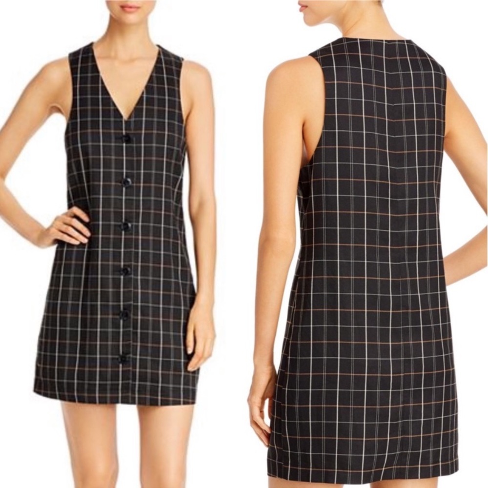 NEW Vero Moda plaid sleeveless mini dress - 8
